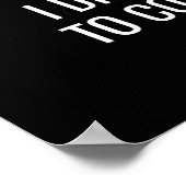 Slechts dit ver Motivatie Poster van de Lion van h (Hoek)