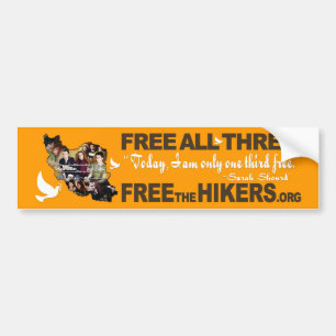Slechts één derde gratis BUMPERSTICKER