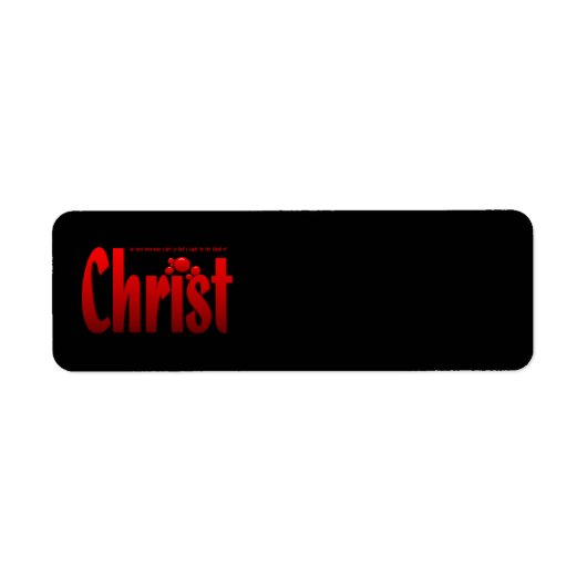 Slechts één druppel - Romeinen 5:9 Etiket (Voorkant)