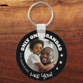 Slechts één grootvader zoals jij Foto Fathers Day Sleutelhanger (Voorkant)