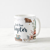 Slechts één hoofdstuk - Gezellige Boho Bloemenboek Koffiemok (Voorkant rechts)