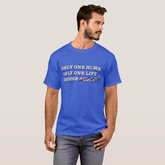 Slechts één huis t-shirt (Voorkant volledig)