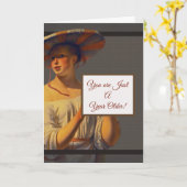 Slechts een jaar oude kinderdagkaart kaart (Gele Bloem)