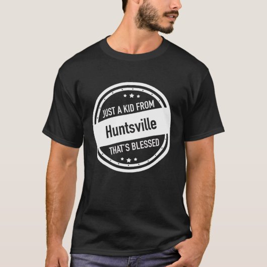 Slechts een Kind van Huntsville Alabama T-shirt (Voorkant)