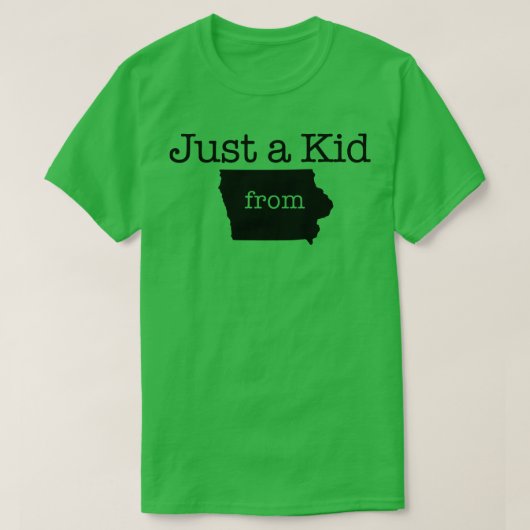 Slechts een Kind van IOWA TShirt (Design voorkant)