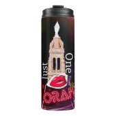 Slechts één kus uit Oran, Black Neon Thermal Tumbl Thermosbeker (Voorkant)
