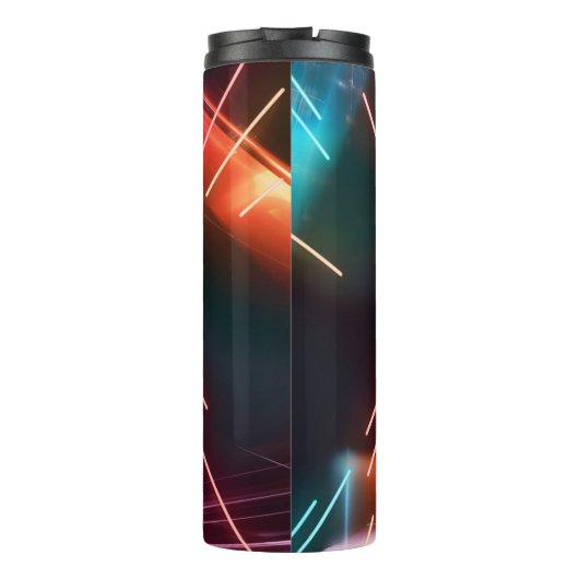 Slechts één kus uit Oran, Black Neon Thermal Tumbl Thermosbeker (Achterkant)