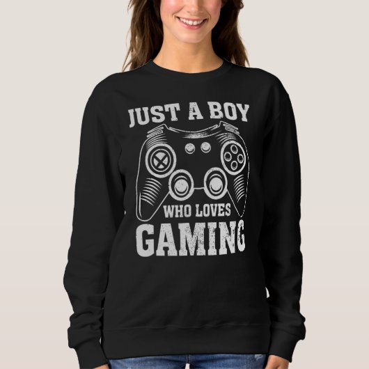 SLECHTS EEN LICHAAM DIE GAMING Video Game Player G Trui (Voorkant)