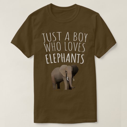 SLECHTS EEN LICHAAM DIE VAN ELEPHANTS ELEPHANT LOV T-SHIRT (Design voorkant)