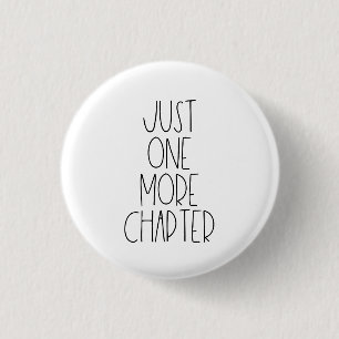 Slechts één meer hoofdstukknoop ronde button 3,2 cm