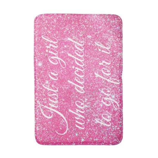 SLECHTS EEN MEISJE DIE BESLOOT DAT ZWARE ZWART-WIT BADMAT (Voorkant Verticaal)