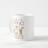 SLECHTS EEN MEISJE DIE VAN CHOCOLAAT MELK HOUDT - KOFFIEMOK (Voorkant links)