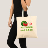 SLECHTS EEN MEISJE DIE VAN WATERMELON EN ROSS HOUD TOTE BAG (Voorkant (product))