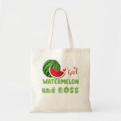 SLECHTS EEN MEISJE DIE VAN WATERMELON EN ROSS HOUD TOTE BAG (Voorkant)