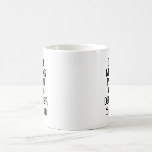 Slechts een ochtendpersoon op de 25e Mok koffie va (Center)