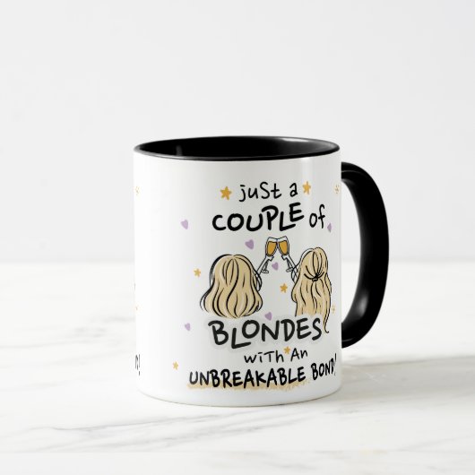 "Slechts een paar blondjes" Mok (Voorkant rechts)