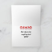 SLECHTS ÉÉN PERSOON HEEFT MIJN "HART" JE!!! KAART (Binnen)