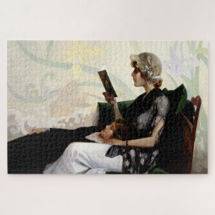 Slechts een Stel Meisjes Door Harry Watrous Legpuzzel