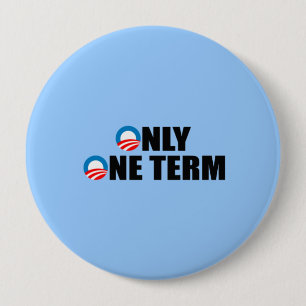 SLECHTS ÉÉN TERMIJN RONDE BUTTON 4,0 CM