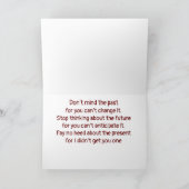 SLECHTS EEN VRIEND ZAL BIJ DEZE GROETTING LAUWEN KAART (Binnen)