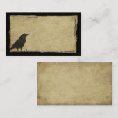 Slechts één zwarte-rij-Prim Biz-kaart Visitekaartje (Voorkant / Achterkant)