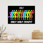 slechts half gek poster (Keuken)