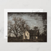 Slechts Herinneringen Blijven, Verlaten Boerderij Briefkaart (Voorkant / Achterkant)