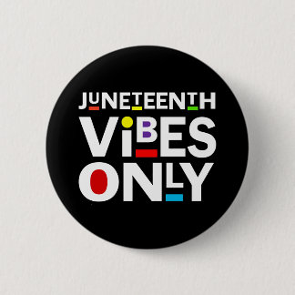SLECHTS JUNETEENTH VIBES RONDE BUTTON 5,7 CM