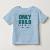 SLECHTS KIND VERVALT [UW DATUM HIER] KINDER SHIRTS (Voorkant)