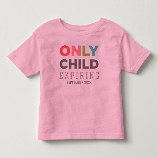 SLECHTS KIND VERVALT [UW DATUM HIER] KINDER SHIRTS (Voorkant)
