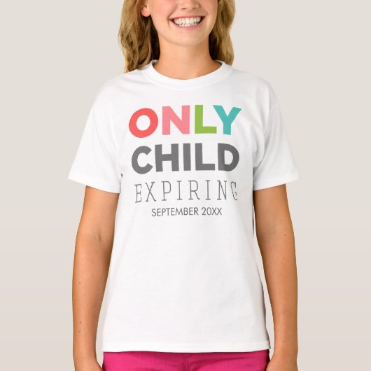 SLECHTS KIND VERVALT [UW DATUM HIER] T-SHIRT (Voorkant)