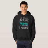 Slechts Nog Eén Auto, Ik Beloof Het, Grappige Auto Hoodie (Voorkant volledig)