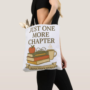 Slechts Nog Één Hoofdstuk – Bewerkbaar Boek Liefhe Tote Bag