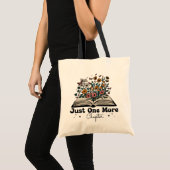 Slechts Nog Een Hoofdstuk Bloem Boek Tote Bag (Voorkant (product))