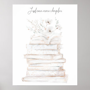 Slechts Nog Één Hoofdstuk Boek Liefhebbers Poster