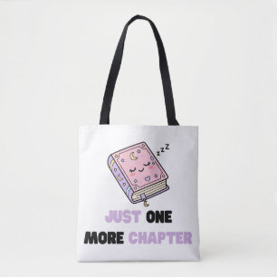 Slechts Nog Één Hoofdstuk Grappig Slaperig Boek Ve Tote Bag