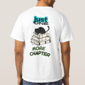Slechts Nog Één Hoofdstuk Kat T-shirt (Achterkant)