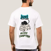 Slechts Nog Één Hoofdstuk Kat T-shirt (Achterkant)