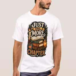 Slechts Nog Één Hoofdstuk Vintage Boekenstapel T-shirt