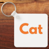 Slechts Nog Een Kat Sleutelhanger | Mooie Kattenca (Voorkant)