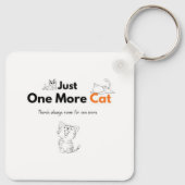 Slechts Nog Een Kat Sleutelhanger | Mooie Kattenca (Achterkant)