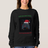 Slechts Nog Een Niveau Grappige Gamer Kerst Trui (Voorkant)