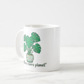Slechts Nog één Plant Cute Monstera Mok (Voorkant links)