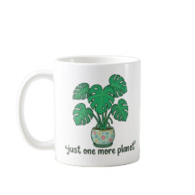 Slechts Nog één Plant Cute Monstera Mok