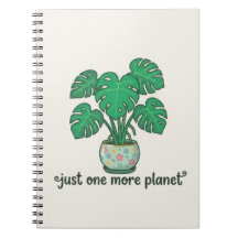 Slechts Nog één Plant Cute Monstera Notitieboek