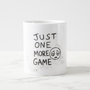 Slechts Nog Een Potje Grappig Spelers Citaat Grote Koffiekop