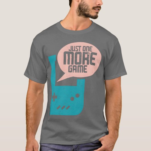 Slechts nog één spel 2 retro retro t-shirt (Voorkant)