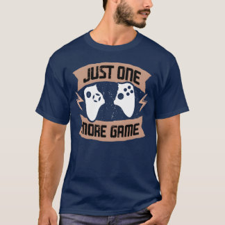 Slechts nog één spel vintage cadeau t-shirt