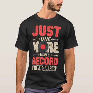 Slechts Nog Eén Vinylplaat Vintage Retro Muziek Pl T-shirt