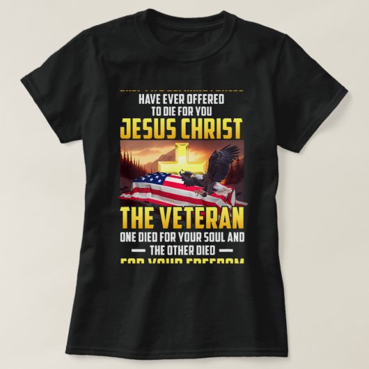 Slechts twee bepalende krachten sterven voor Jezus T-shirt (Design voorkant)
